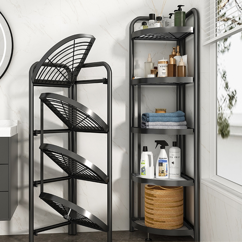 魅扣卫生间落地多层置物架厕所收纳用...